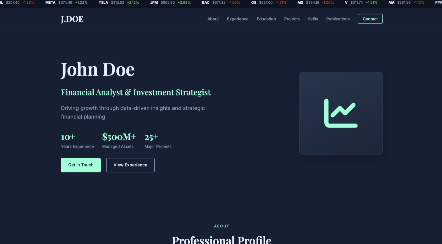 Finance Template
